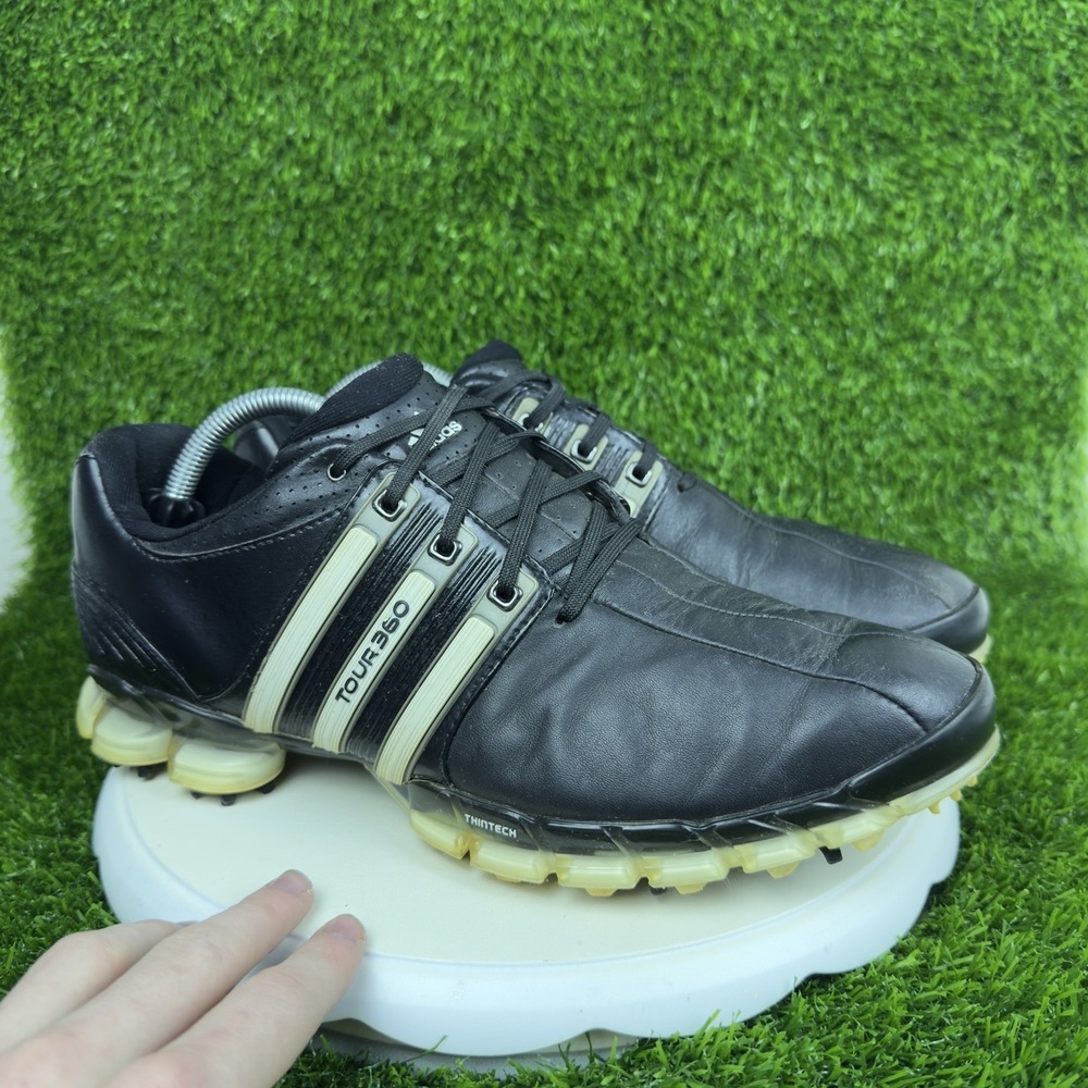 Vintage 2011 Adidas Tour 360 ATV Premium Leather Golf Shoes 672524 Mens 9.5